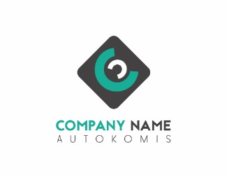 Projekt graficzny logo dla firmy online Autokomis